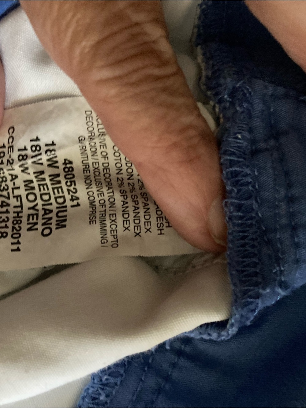 Lee Women's Light Blue Cargo Shorts - Picture 7 of 7